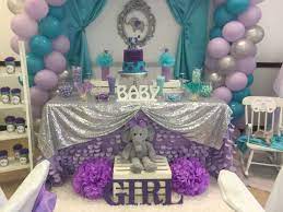 47 Baby Shower Purple Theme Ideas Baby Shower Purple Purple Themes Mermaid Birthday