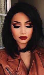 For your nails, don't try to match colors with your dress. Smokey Eye Makeup With Red And Black Dress Jameslemingthon Blog