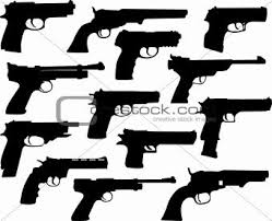 Guns Silhouettes Silhouette Guns Guns Drawing Metallic silhouette shooting is a group of target shooting disciplines that involves shooting at steel targets representing game animals at varying distances, seeking to knock the metal target over. guns silhouettes silhouette guns
