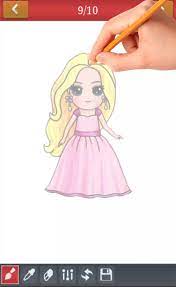 How To Draw Barbie Princess Step By Step Apk For Android Download