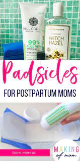 Diy Padsicles In 30 Minutes Or Less Easy Postpartum Cold Packs Diy Postpartum Padsicles Postpartum