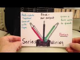 As you can see, the bridge is an older one. Seymour Duncan Humbuckers Series Vs Parallel Wiring Youtube