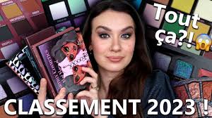 CLASSEMENT DE TOUTES LES PALETTES TESTÉES EN 2023 : C'ETAIT FRANCHEMENT  DIFFICILE...😱😜