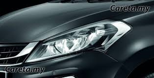 Gambar lukisan kereta dari waktu malam cahaya lampu kereta menyuluh. Kempen Menentang Penggunaan Lampu Silau Careta