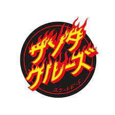 1920 santa cruz logo 3d models. Flaming Japanese Dot Stickers Santa Cruz