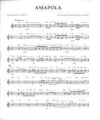 All'inizio risulterà forse difficoltoso accordarla ad orecchio, ma ci si abitua a udire le varie differenze nell'altezza delle note. Amapola Spartito Testo E Accordi Spartiti Musicali Spartiti Di Musica Chitarra Jazz