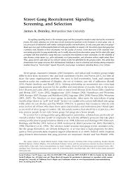 Dacă credeți că am omis ceva, vă rugăm să ne scrieți în comentarii, transmite știri.md. Pdf Street Gang Recruitment Signaling Screening And Selection