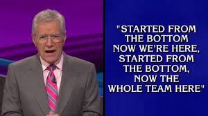 Especially after we get past that moment in shoppers drug mart, we start hitting. Alex Trebek Raps On Jeopardy Ends Up In Drake Video Observer