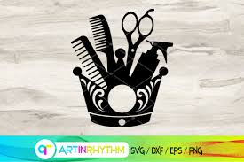 202 scissors graphics and designs scissors 202. Hairstylist Svg Hairdresser Monogram Graphic By Artinrhythm Creative Fabrica