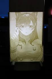 Plugs into mains wall outlet. Night Light Lithophane With Atago Attempt 2 Azurelane
