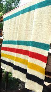 Among the most popular colors which are used by people, the plaid wool blankets are the most common. 1930s 1940s Vintage Genuine Hudson S Bay Point Blanket Wool 4 Point Trapper Cabin Northwoods Rustic Made In England Point Blanket Hudson Bay Blanket Bay Point