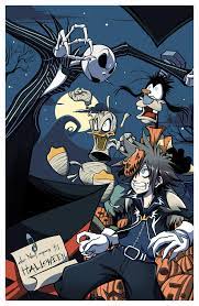 So this drawing is kinda in two styles it's both the nightmare before christmas, and kingdom hearts style because i drew myself in sora's outfit from the game. Halloween By Daniwae On Deviantart Wow I Had To Decide If I Wanted This In My Kingdom Heats Disney Or Tim Burton Board Lol I Gaming Things Kingd
