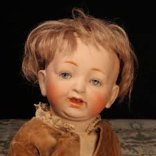 Sold at Auction: A. Daniel, A Johann Daniel Kestner (JDK, Germany) bisque  head and painted jointed composition bodied character doll, the bisque head  with weighted sleeping slightly side glancing blue glass eyes,