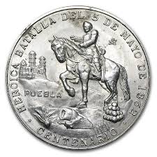 The american gold eagle coin was introduced in 1986 as an official gold bullion coin so the usa could compete with other country's offerings. Buy 1862 Mexico Silver Medal Puebla Apmex