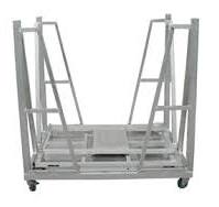 Concert Stage Barriers Cart - Aluminum Construction With Wheels
