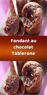 Fondant Au Chocolat Toblerone En 2020 Chocolat Toblerone Fondant Au Chocolat Toblerone