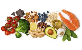 They should combine a healthy complex carbohydrate with some protein and a little bit of healthy fat for meals and snacks. Selection Of Healthy Food On White Background Healthy Diet Foods For Heart Cholesterol And Diabetes Lizenzfreie Bilder Und Fotos