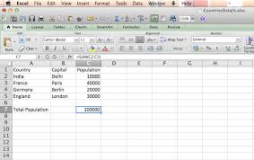 Working With Formulas In Excel Using Apache Poi In Java