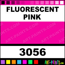 Fluorescent Pink Colors Egg Tempera Paints 3056