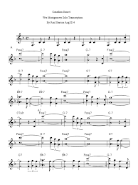Check spelling or type a new query. Canadian Sunset Wes Montgomery Transcription