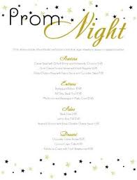 Good looking dinner party menu is something that makes the dinner party a little more fancy and fun for your guests. Customize Prom Dinner Menu Prom Food Prom Dinner Menu Design Template