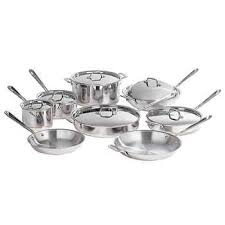 All Clad Copper Core 14 Piece Cookware Set Cookware Set Stainless Steel Cookware Set Dishwasher Safe Cookware