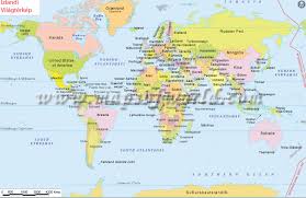 Iceland is located between greenland and norway and is an island in the atlantic ocean. World Map In Icelandic Language
