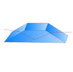 Prisma trapezoidal do ângulo direito, vidro ótico personalizado, prisma  reflexivo da pomba, K9, 180 graus - AliExpress