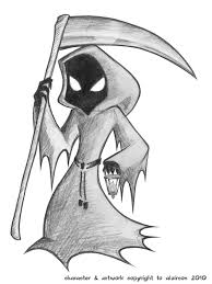 Grim Reaper Concept By Alzircon Png 600 801 Grim Reaper Drawing Reaper Drawing Dark Art Drawings