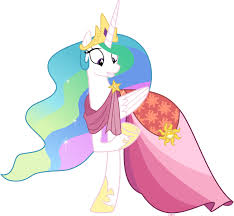 Princess Celestia In Gala Dress Poni