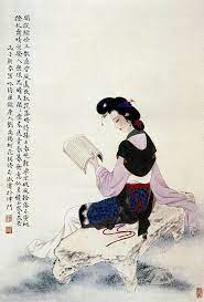 劉禹錫 柳花詞 開從綠條上 散逐香風遠 故取花落時 悠揚佔春晚 輕飛不假風 輕落不委地 撩亂舞晴空 發人無限思 晴天闇闇雪 來送青春暮 無意似多情 千家萬家去 japanese prints geisha art chinese painting