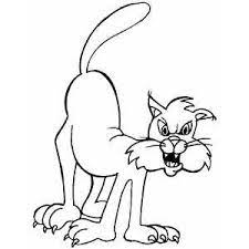 Angry Cat Printable Coloring Page Free To Download And Print Angry Cat Cat Printable Cat Coloring Page