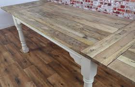 Extendable Rustic Farmhouse Dining Table Natural Or Painted Finish Seats Up To Twelve People With Images Farmhouse Dining Table Dining Table Rustic Rustic Farmhouse Dining Table