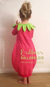 Tipps und infos rund ums rote früchtchen. Kostum Erdbeere Ballonkleid Nahanleitung Fur Alle Grossen Shesmile