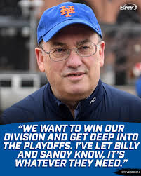 Steve Cohen sees a big offseason coming up for the Mets:  https://on.sny.tv/vefjzd3