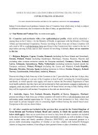 You must show both forms to airline officials on departure and health officials stationed at the terminal temperature screening points when you arrive in malta. Annex To Self Declaration Form Justifying Travel To Italy Covid 19 Travel Guidance