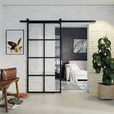 Glass doors what are glazed doors? Symple Stuff Schiebetur Minter Aus Metall Glas Wayfair De Glass Doors Interior Living Room Sliding Doors Internal Glass Doors