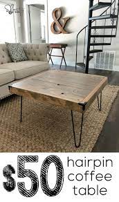 Maybe you would like to learn more about one of these? Diy 50 Hairpin Coffee Table By Shanty2chic Coffee Table Furniture Home Decor