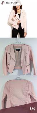 Bcbg Pink Faux Leather Jacket Faux Leather Jackets Vegan Fashion Vegan Clothing