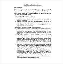 Physics Lab Report Template 7 Professional Templates