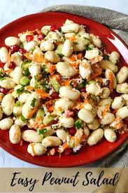 Indian Peanut Salad Tasty Healthy And Simple Salad Recipe Recipe Peanut Salad Easy Salads Vegan Salad Recipes