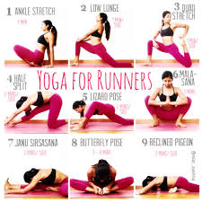 Yoga Poses And Stretches For Runners Hamstring And Hip Opening Sequence Miss Sunitha Sunithalovesyog Yoga For Runners Yoga Tutorial Stretches For Runners