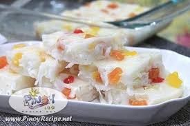 Fruity Maja Blanca With Buko Recipe Recipe Coconut Recipes Recipes Filipino Food Dessert