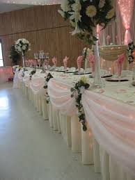 American Legion Sprinfield Bridal Party Table Decorations Bridal Table Head Table Wedding