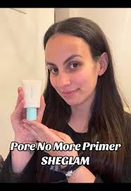 ✨Pore No More Primer✨ @SHEGLAM • Tenía que probar este primer que te tapa  los poros un tan solo unos segunditos! Pero que maravilla✨🔝😍 •  #SHEGLAMPoreNoMorePrimer #SHEGLAMPorelessPrimer #SHEGLAM