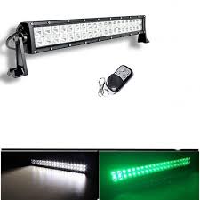 Dual Color White Green Strobe 20 120w Off Road Led Light Bar Stv Motorsports Las Vegas