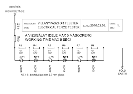 Several circuits included, scroll down to find this one. Read Electric Fence Voltage Everything Esp8266