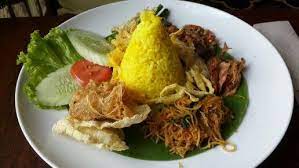 Nasi Tumpeng Kecil Palalada Jakarta Indonesia Food Rice Grains