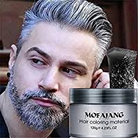 Best ash gray hair dye set | ash grey hair, men hair color. Mofajang Hair Coloring Dye Wax Ash Grey Instant Hair Wax Temporary Hairstyle Cream 4 23 Oz Hair Pomades Natural Hairstyle Wax For Men And Women Party Cosplay Buy Online At Best Price In
