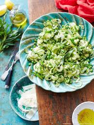 Salade De Concombre Et Petits Pois A La Sauge Recette Salade Concombre Petit Pois Salade